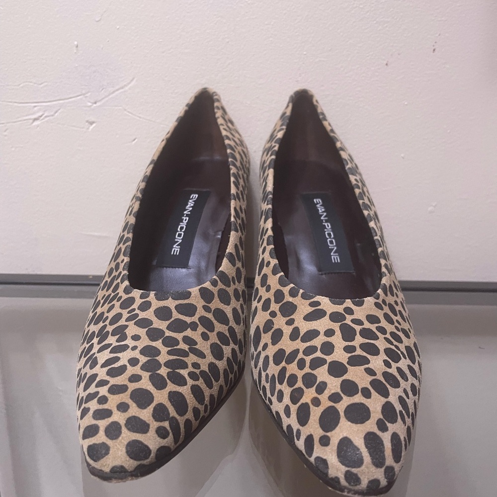 Evan Picone Leopard Print Pumps 9.5 M